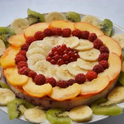 ПП-творожная запеканка с ягодами и фруктами