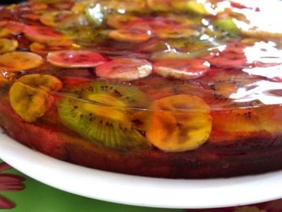 Желейный фруктовый торт - рецепт автора Надежда Буз (Руденко)