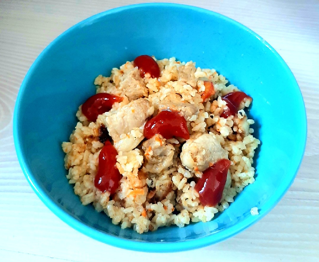 Рис со свининой