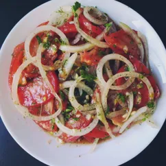 Закуска из помидоров на скорую руку 🍅🍅🍅