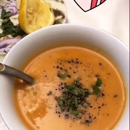 Чечевичный суп. 
#кулинарныймарафон
