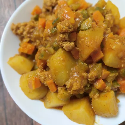 Азу по-татарски без мяса (веган)