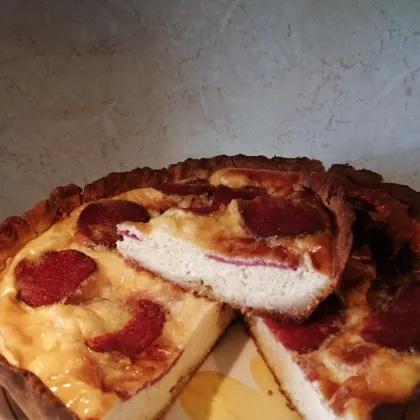 Пицца-омлет с пеперони