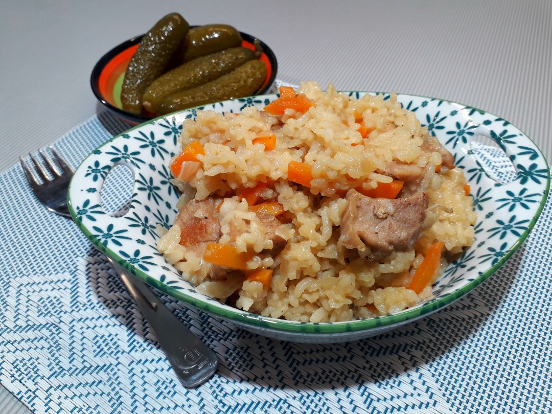 Рисовая каша с мясом
