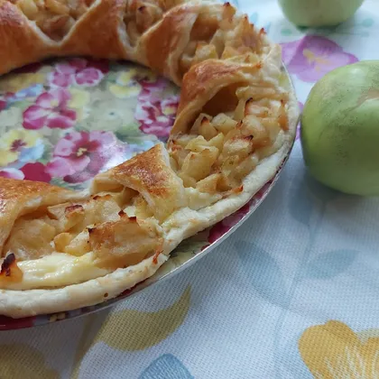 Яблочный пирог-кольцо