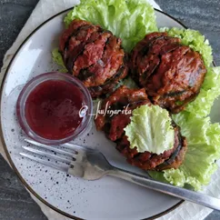 Баклажаны "гармошкой" с фаршем