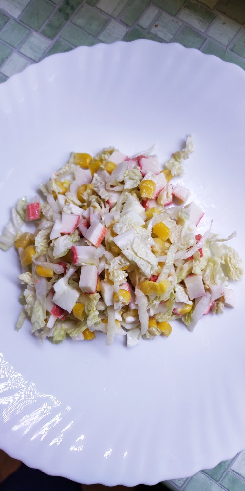 Салат с крабовыми палочками