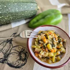 Рагу из кабачка