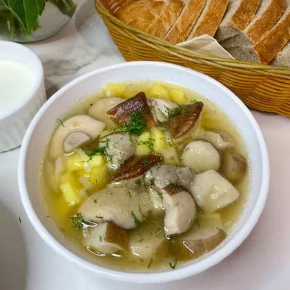 Суп с белыми грибами 