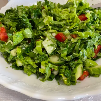 Весенний легкий постный салат