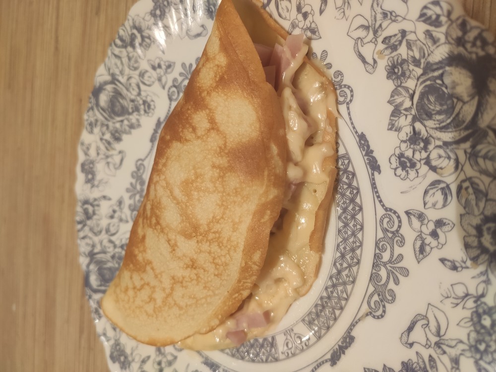 Рисоблин с сыром и ветчиной