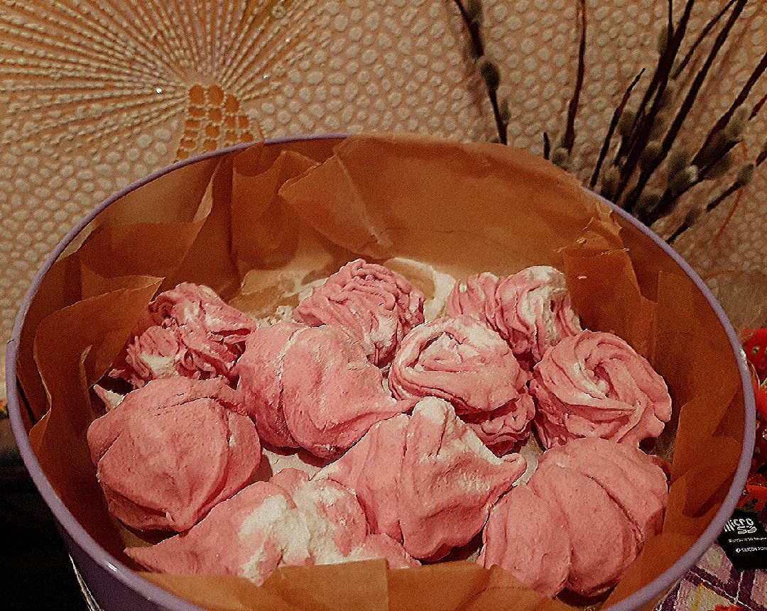 Зефир из чёрной смородины 🧁