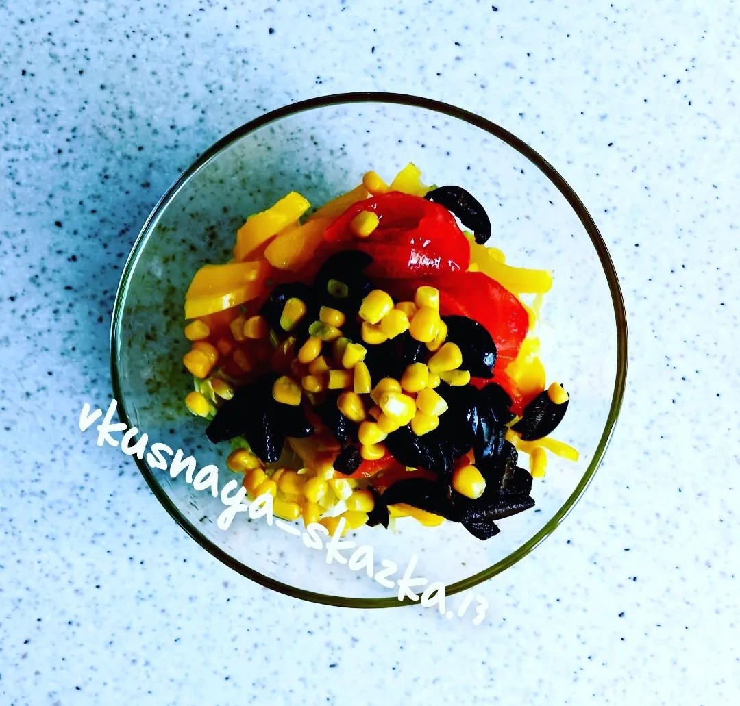 Салат из свежих овощей с кукурузой рецепт с фото, как приготовить на витамин-п-байкальский.рф