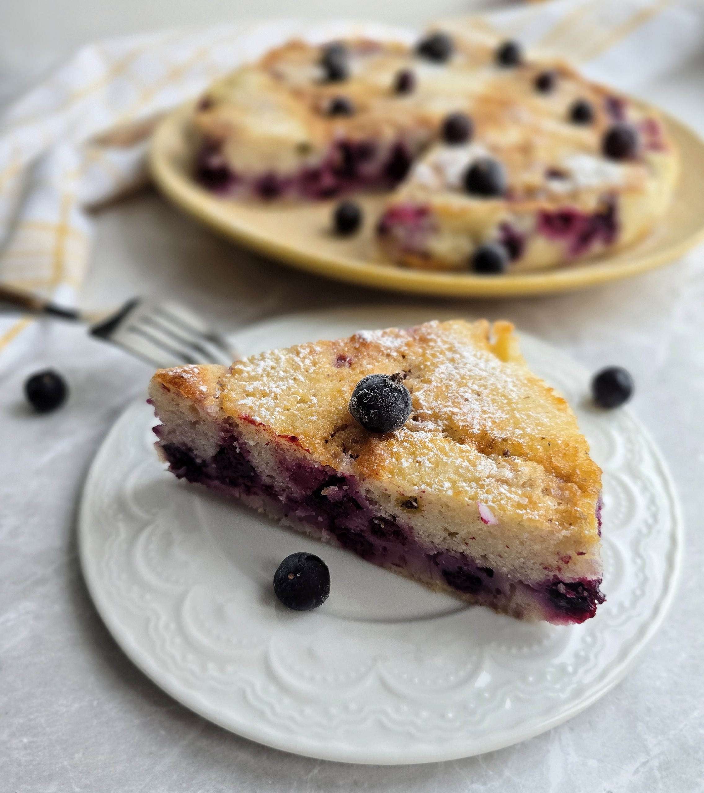 Манник с ягодами без муки