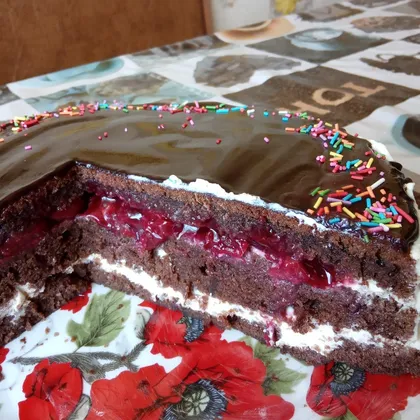 Шоколадный торт на раз-два-три в мультиварке