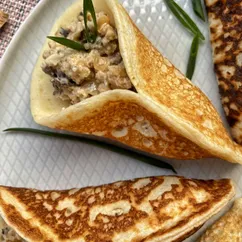 Катаеф - с мясной начинкой (арабские блинчики) 🥞🥞🥞