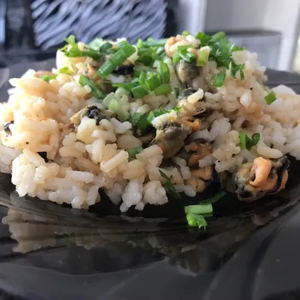 Мидии с рисом