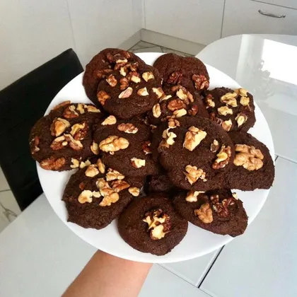 Шоколадно- ореховое печенье 🍪