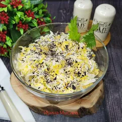 Салат из дайкона и моркови 