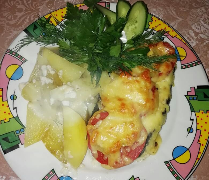 Запечённая рыбка