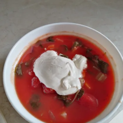 Низкокалорийный томатный суп