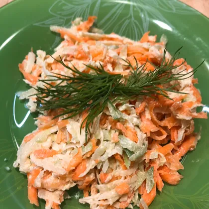 Салат из редьки с морковью