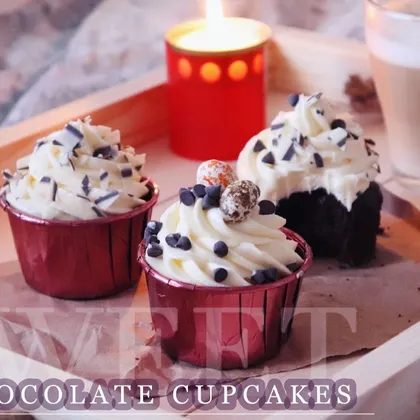 Классические шоколадные капкейки| Classic Chocolate Cupcakes Recipe