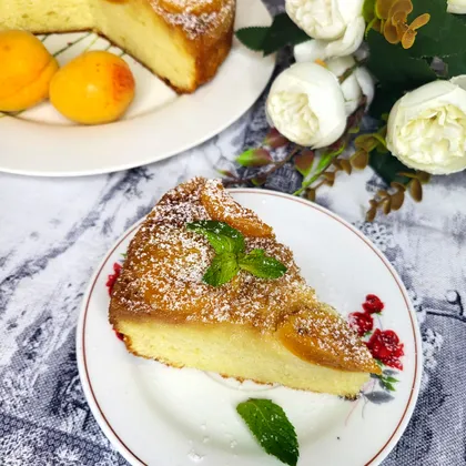 Кекс с абрикосами и шафраном