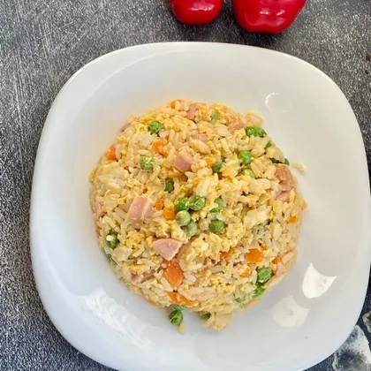 Рис с яйцом по-китайски