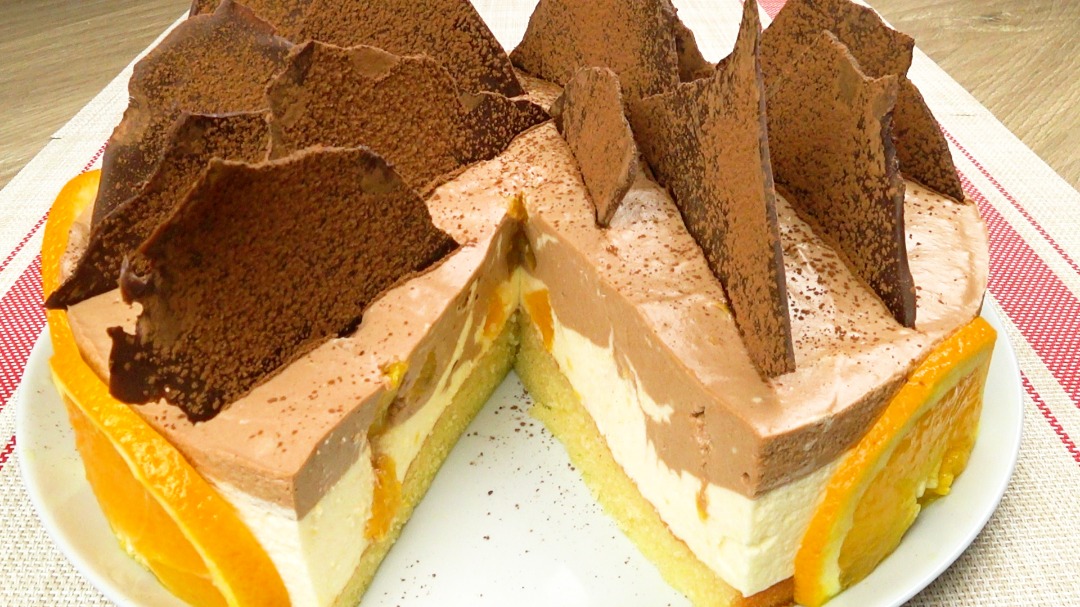 В предвкушении Нового Года. Шоколадный торт с апельсинами | Chocolate cake with oranges