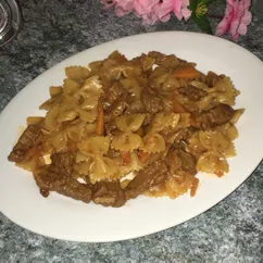 Макароны с мясом