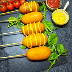 Сосиски в тесте во фритюре 