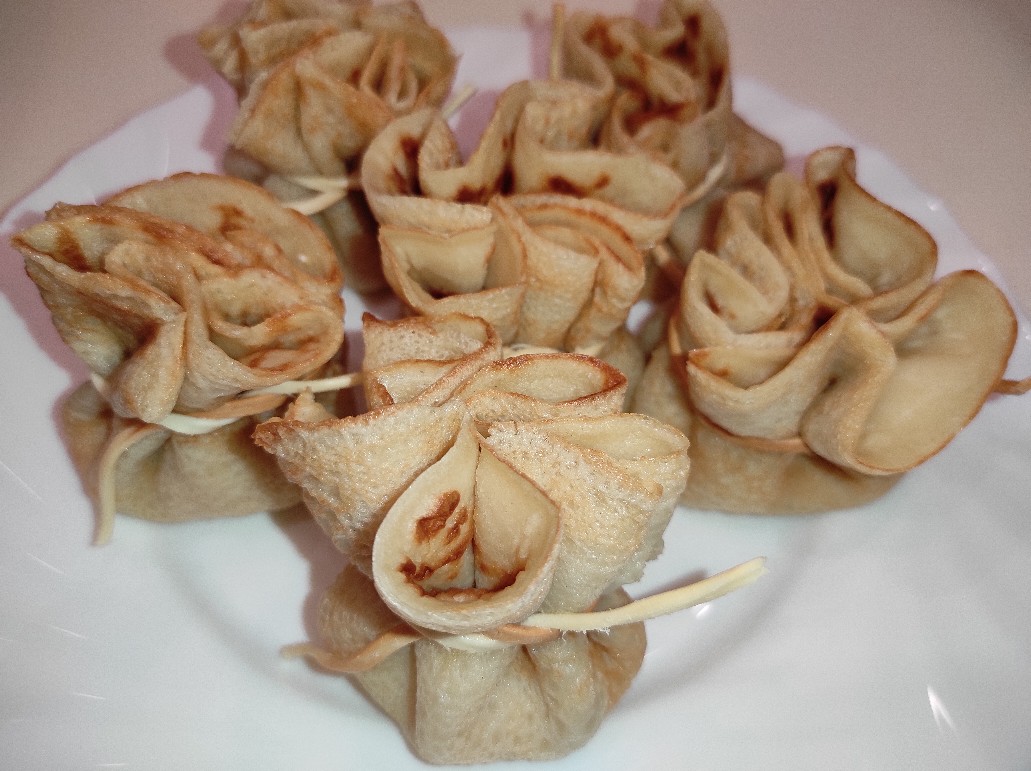 🍽️ Мешочки блинные с начинкой