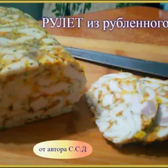 Мои СУШИ из ХРЮШИ....Рулет из рубленого сала