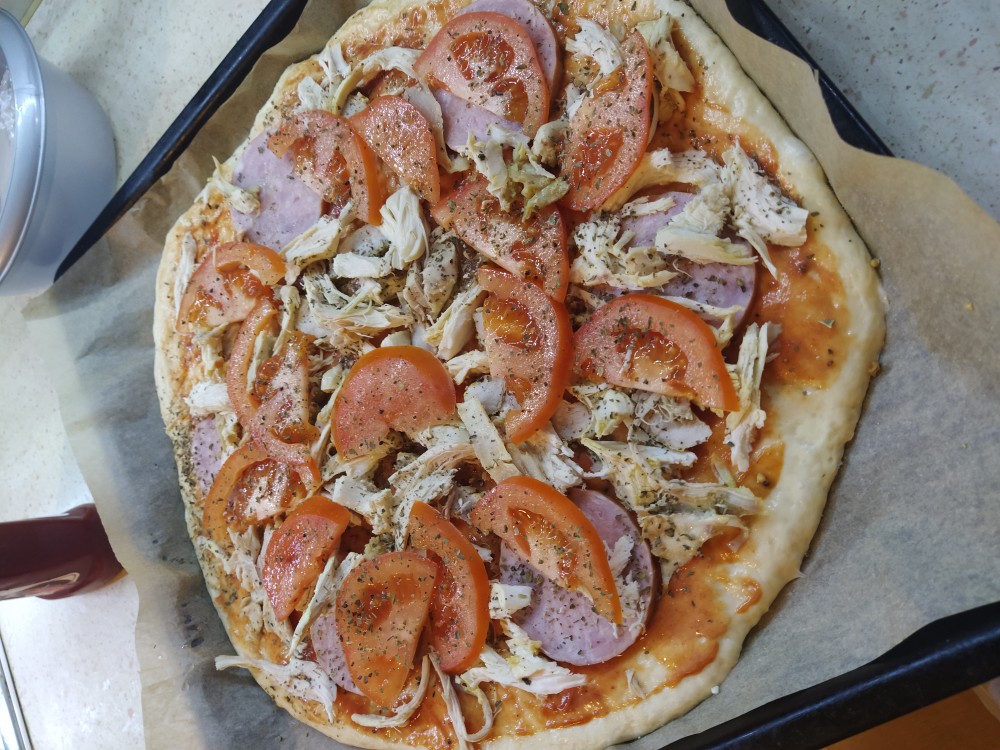 Бездрожжевое тесто для пиццы, пошаговый рецепт с фото на ккал