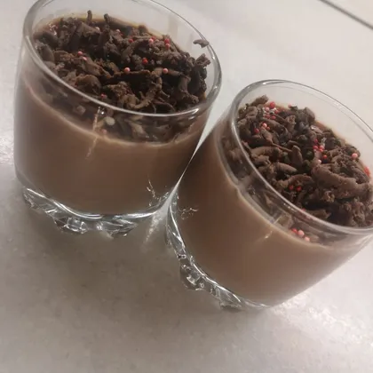 Шоколадно-кофейный пудинг