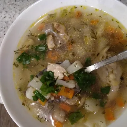 Куриный суп с гречневой крупой