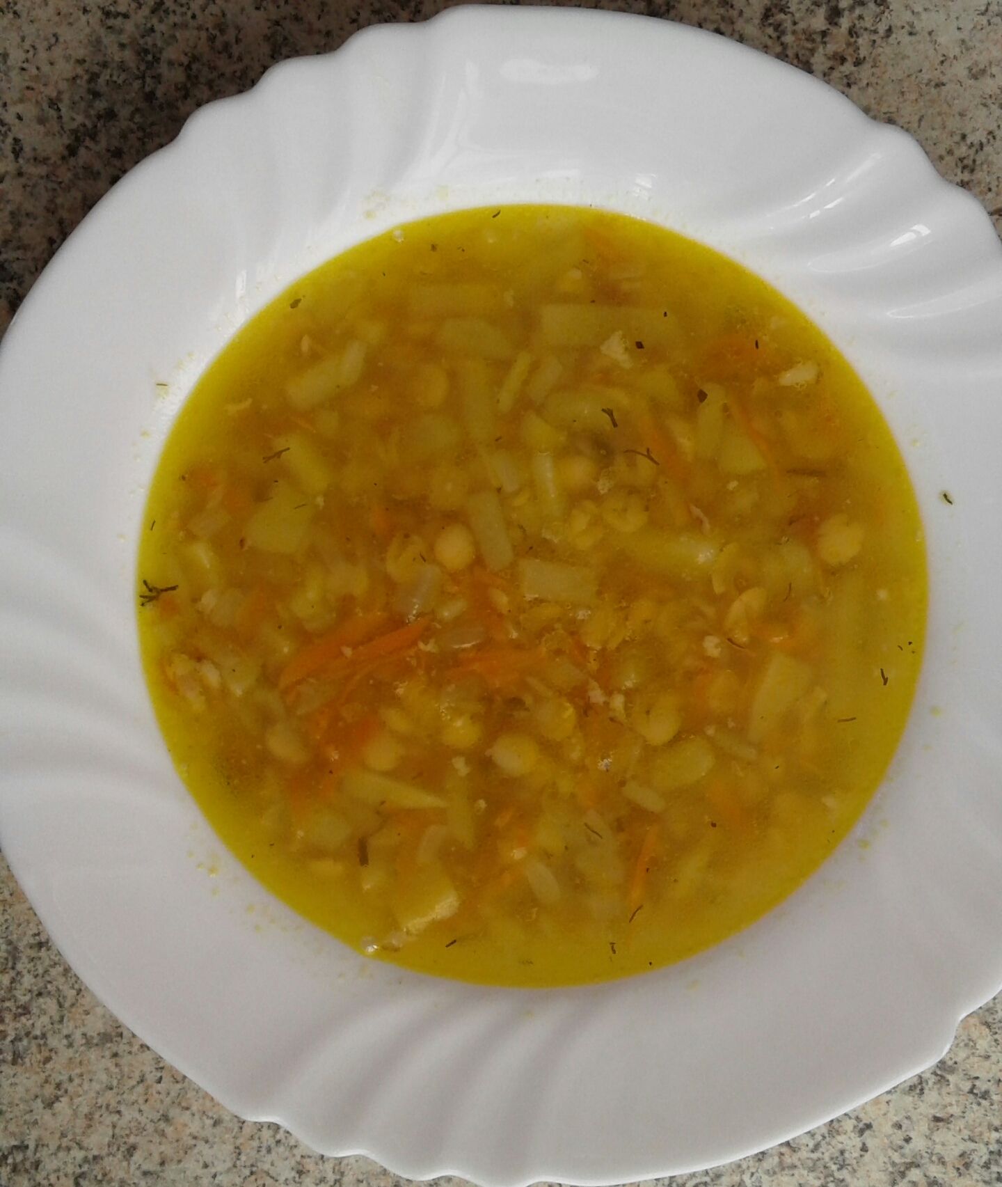 Гороховый суп с беконом