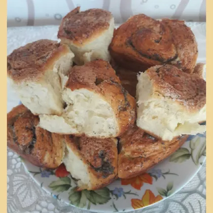 🥐Булочки с сахаром и маком🥐