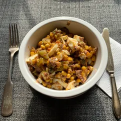 Салат из тунца с каперсами