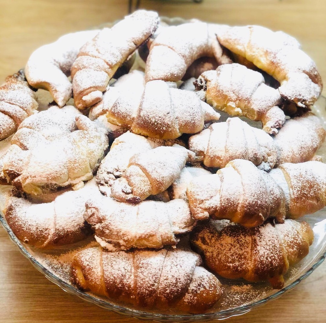 🥐Круассаны со сгущёнкой