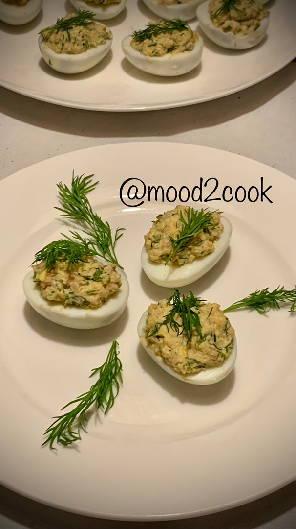 Домашние рецепты 🍹🍒🍓🍧 | # Грибочки - Закуска - Яйца фаршированные печенью трески