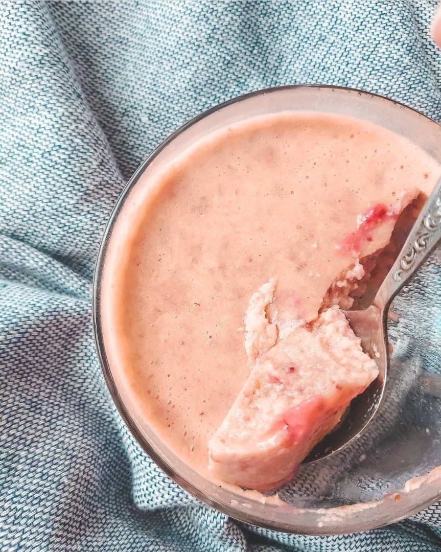 Клубничная панна котта