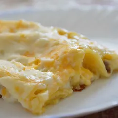 Каннеллони с грибами и сыром     #непп