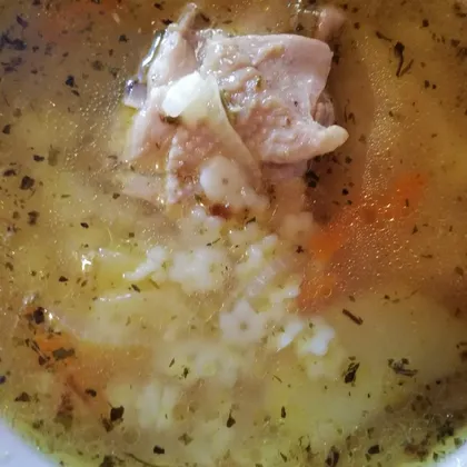 Куриный суп со звёздочками