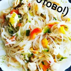 🍜Салат Фунчоза с овощами🍝