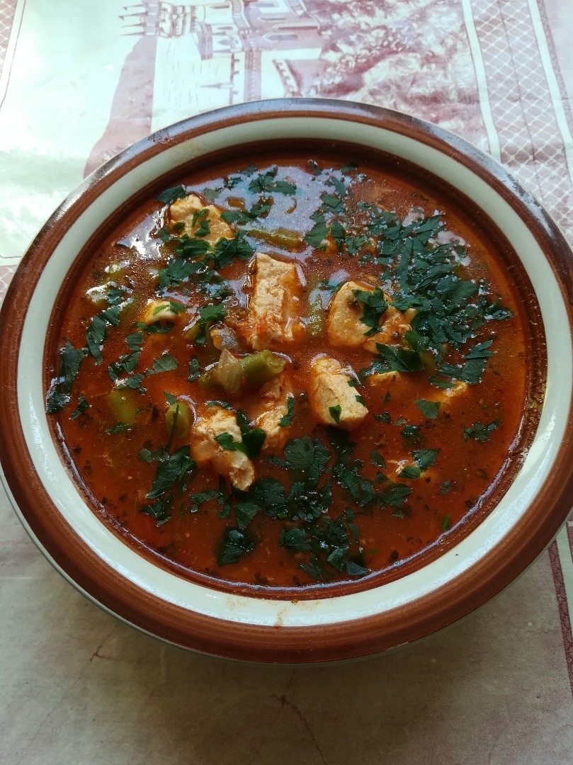 Томатный суп-пюре, как в Турции
