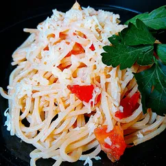 Паста 🍝 с 🍅 помидорками