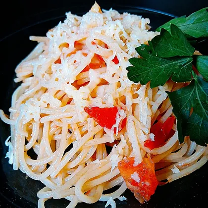 Паста 🍝 с 🍅 помидорками