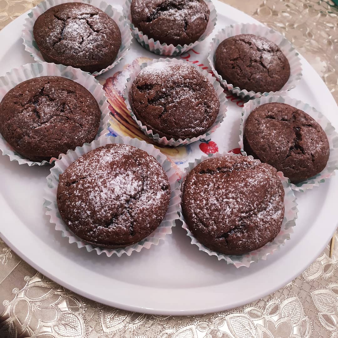 Шоколадные маффины за 20-25 минут🍫🧁 рецепт с фото пошаговый от Li Mov -  Овкусе.ру